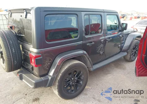 2021 Jeep Wrangler 4Xe Unlimited Sahara 4X4 from USA, damaged, VIN 1C4JJXP62MW770322